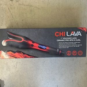 New never been used chi lava ceramic pro spin curl